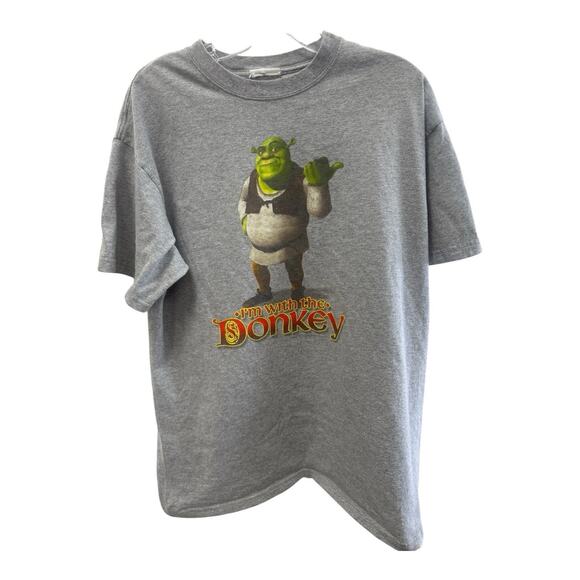 Universal Studios Hollywood Other - Vintage 2003 Universal Studios Dreamworks Shrek Movie Promo T-Shirt Donkey Med?